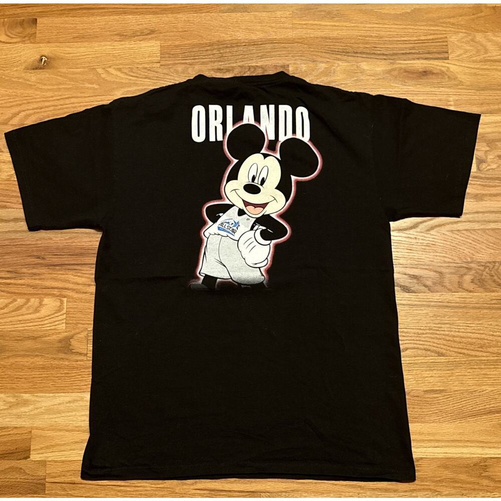2012 NBA Allstar Game Orlando Disney Mickey Mouse T-Shirt Size Large Black